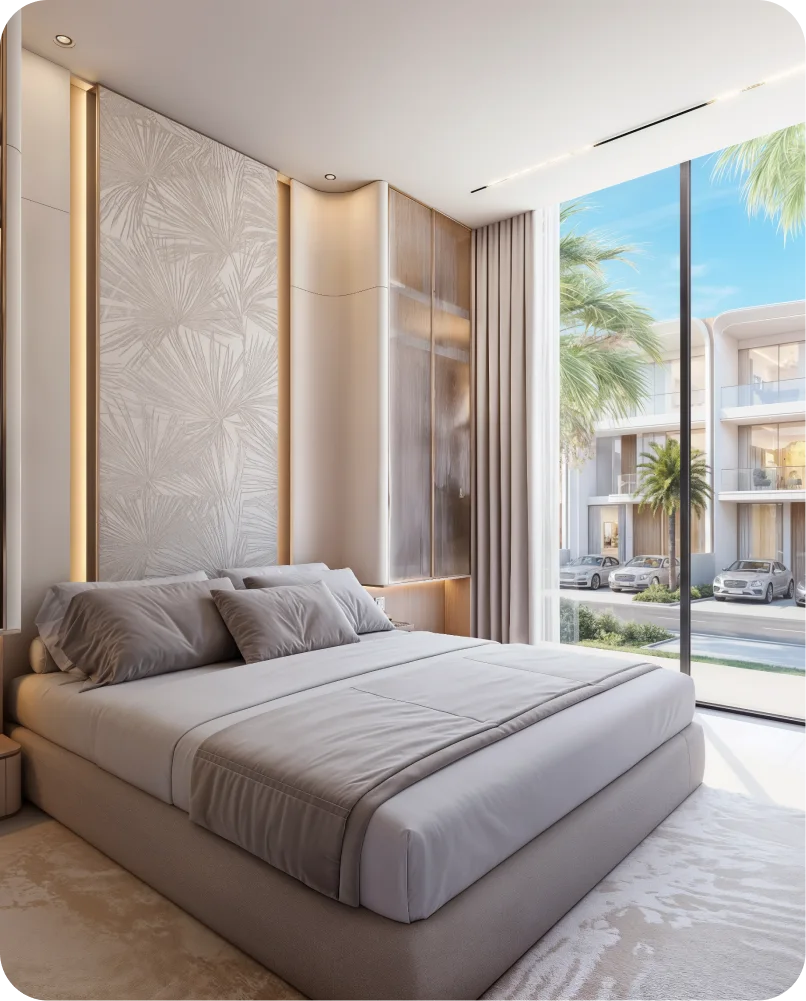 Modern Dubai apartment bedroom